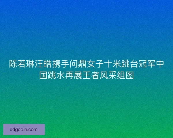 陈若琳汪皓携手问鼎女子十米跳台冠军中国跳水再展王者风采组图