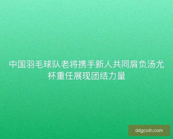中国羽毛球队老将携手新人共同肩负汤尤杯重任展现团结力量